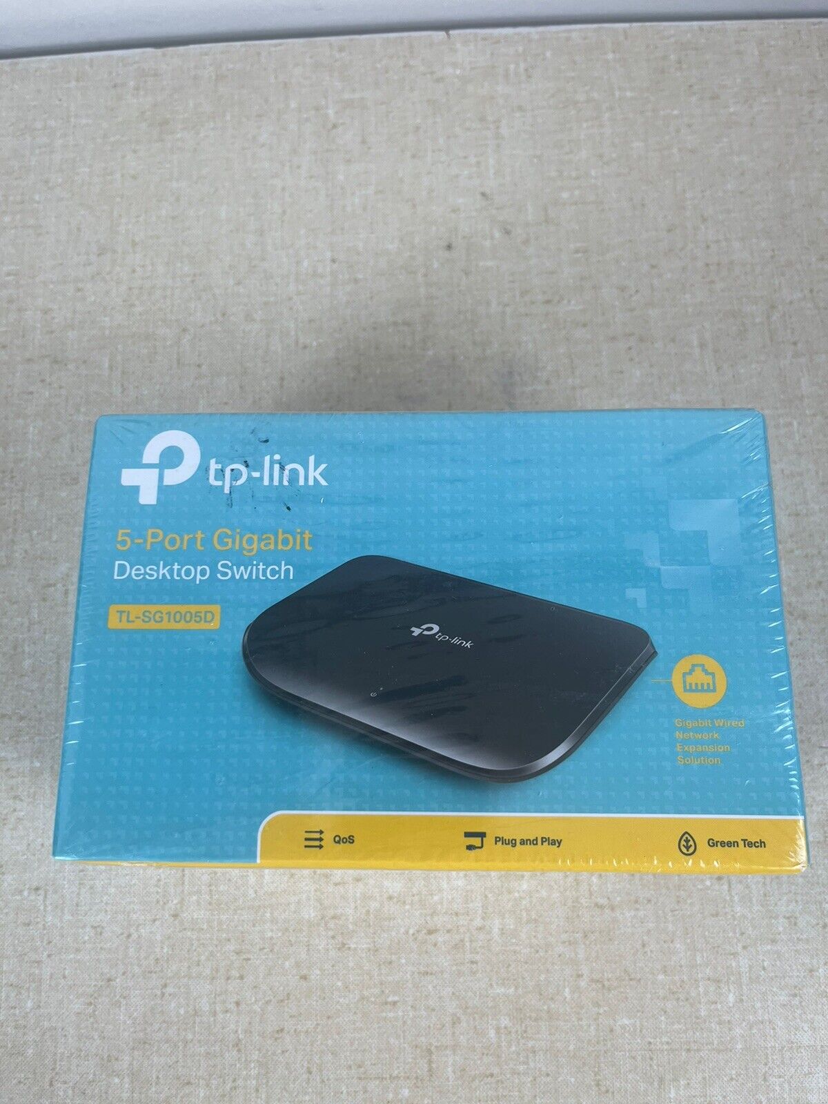 TP-Link TL-SG1005D 5-Port Gigabit Desktop Switch Brand New *Sealed*