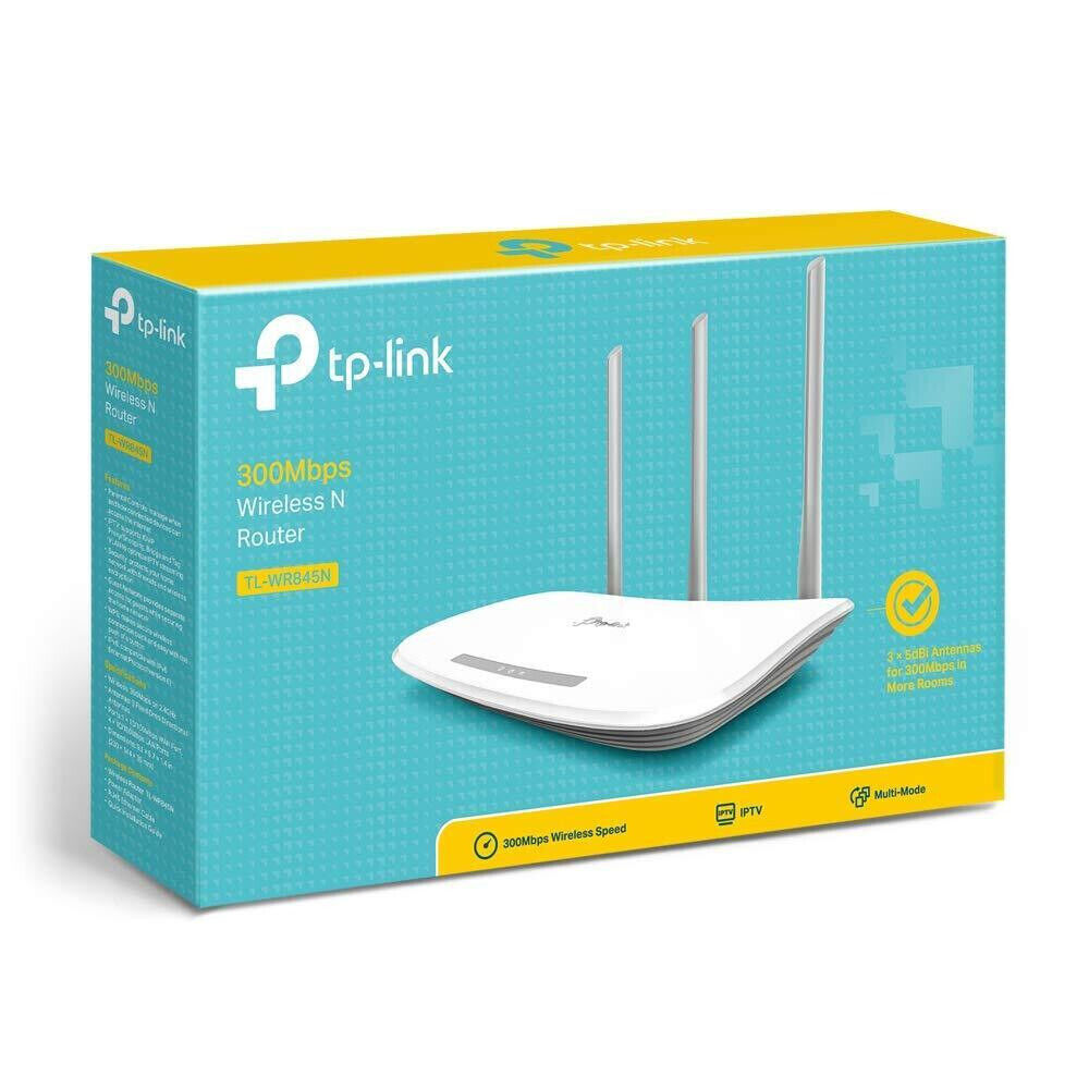 TP-link N300 WiFi Wireless Router TL-WR845N | 300 Mbps Wi-Fi Speed | Three 5dBi