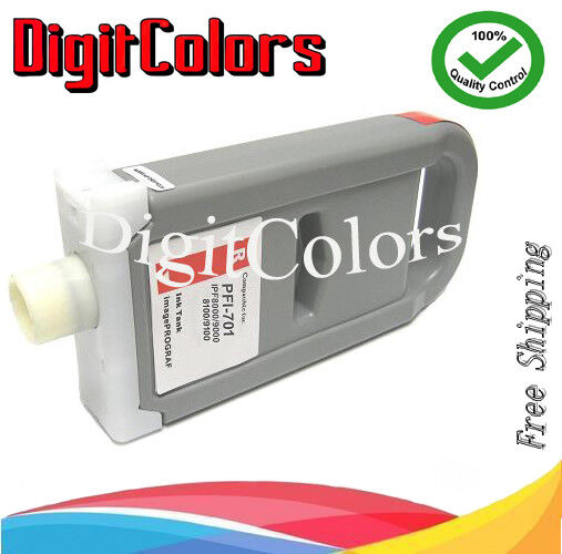 Pigment Red PFI-701  ink cartridge Fit  Canon IPF 8000 & 8100 