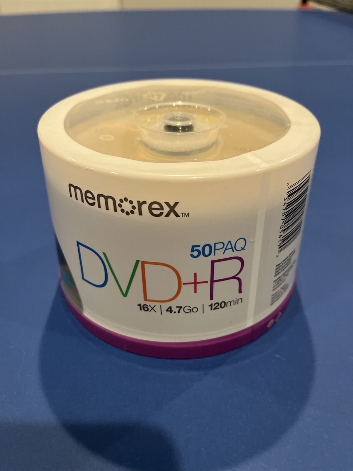 Memorex 50 Pack DVD+R 16X Blank 4.7GB 120 Min Recordable - New/Sealed