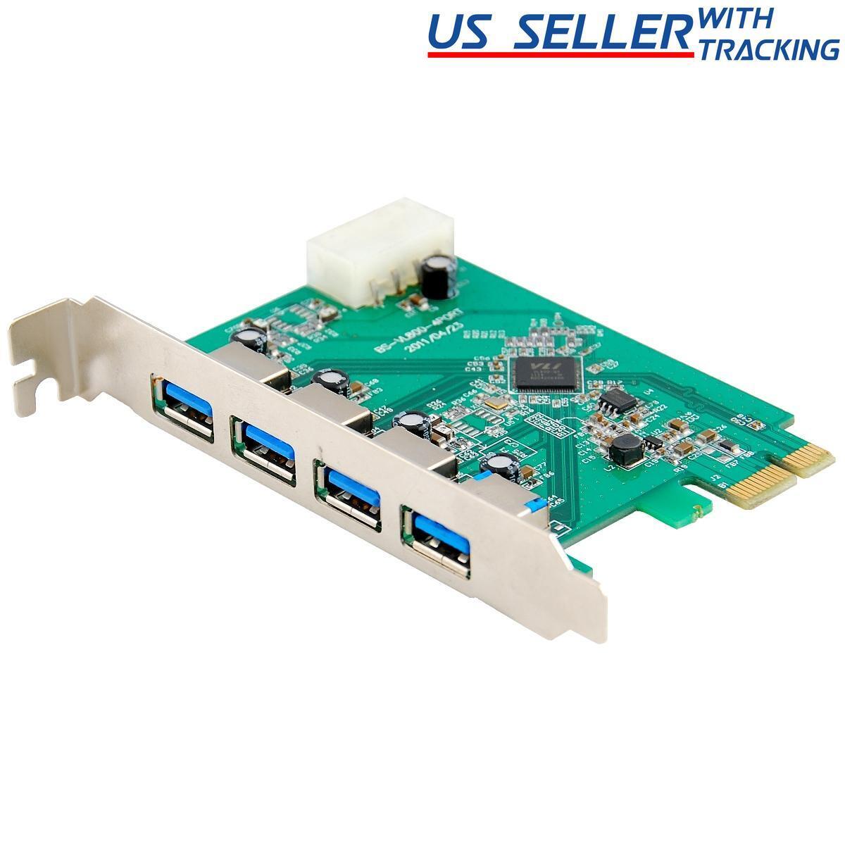 Protronix 4-Port SuperSpeed USB 3.0 PCI-Express Controller Card