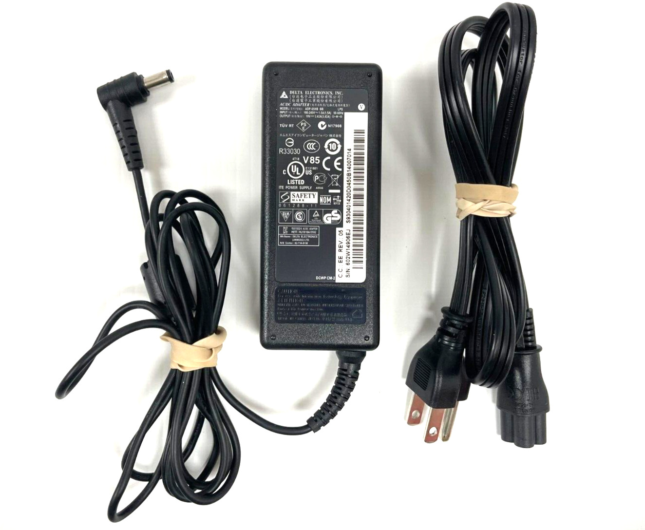 Genuine Delta 65W Laptop Charger AC Adapter Power Supply ADP-65HB BB 19V 3.42A