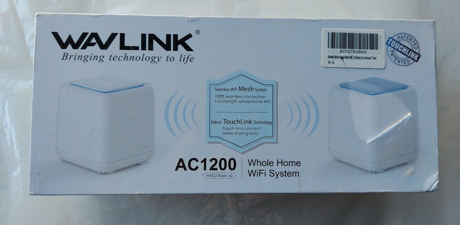 Wavlink AC1200 Whole Home WiFi System Halo Base x2 - BRAND NEW