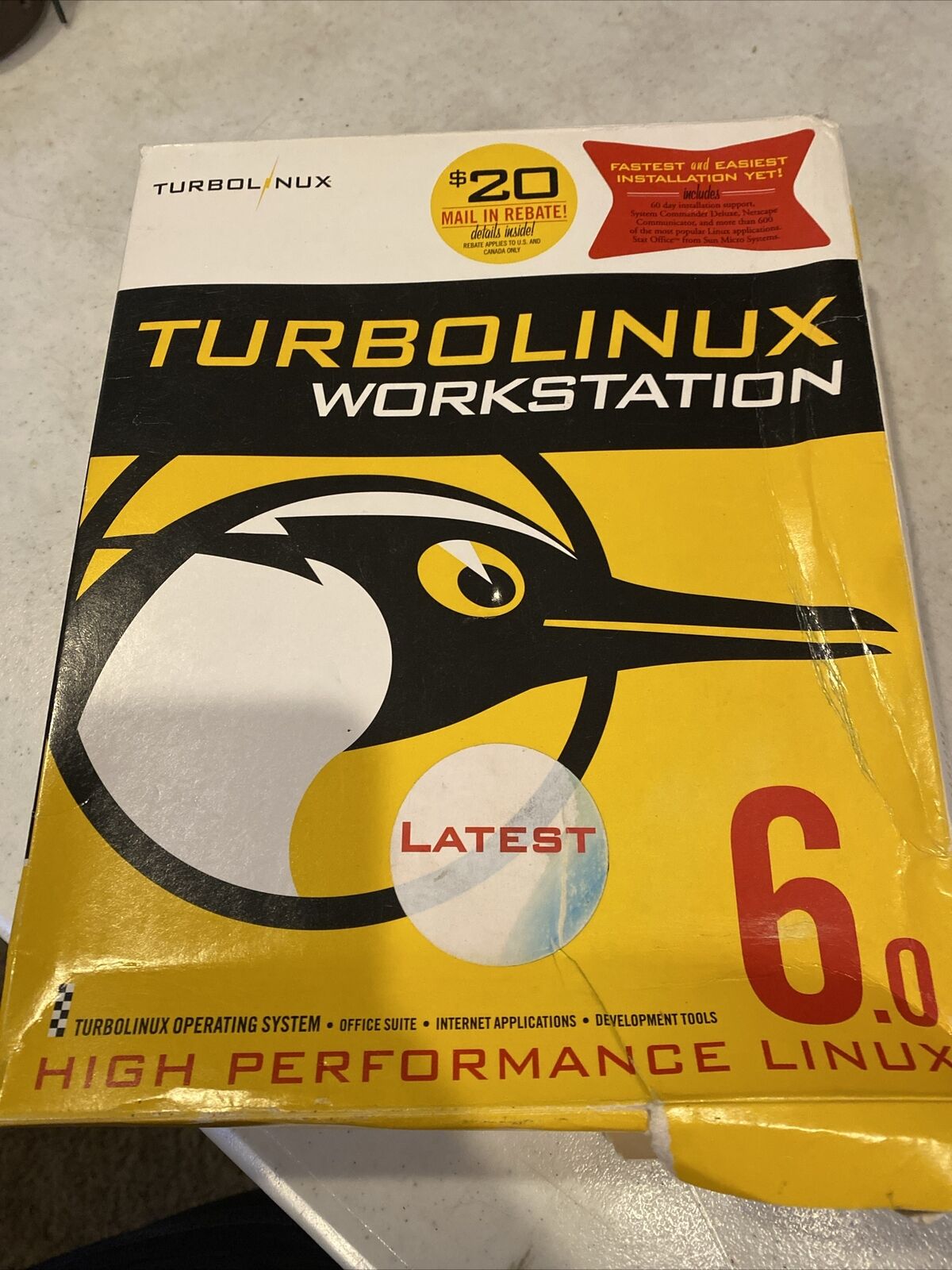 Turbo Linux 6.0 Workstation Operating System Copyright 2000