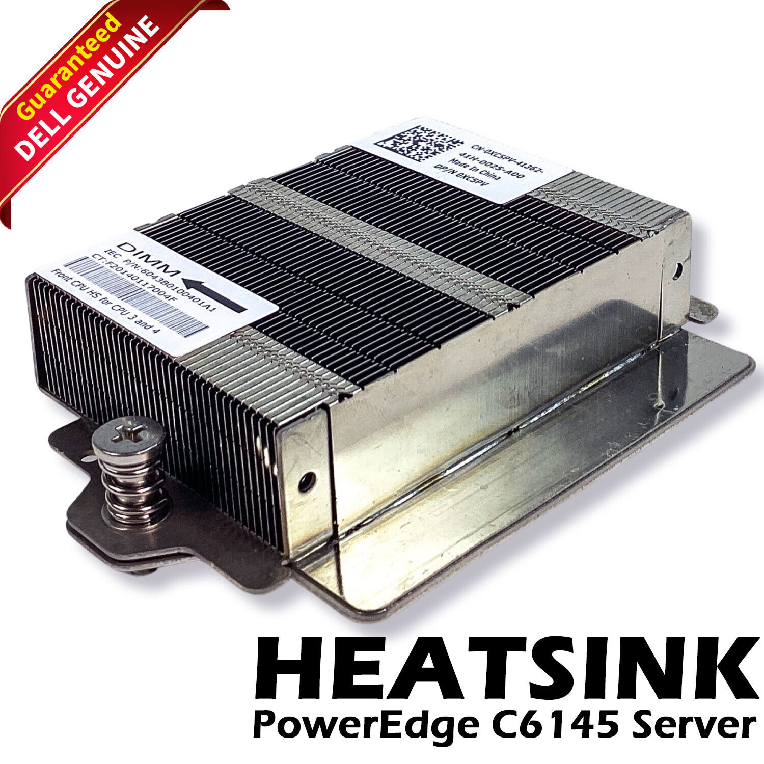OEM Genuine DELL Poweredge C6145 Cooling Heatsink CPU 3 AND CPU 4 XC5PV