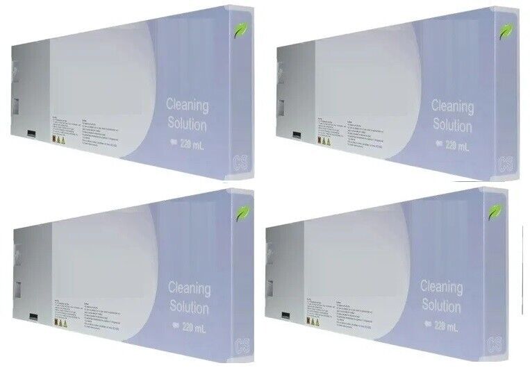 4 PREMIUM COMPATIBLE ROLAND WATER BASED CLEANING CARTRIDGE 220ML DYE SUBLIMATION