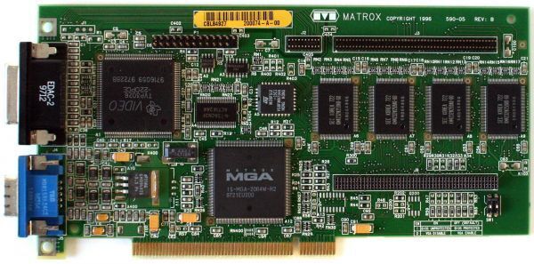 MGA-MIL/4BN - PCI VIDEO CARD, 590-05 REV B