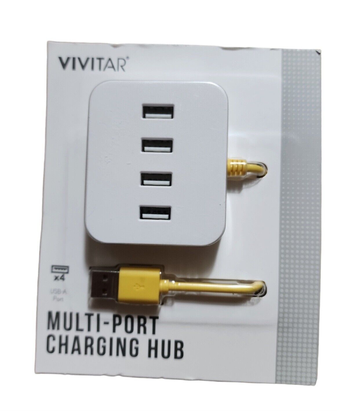 Vivitar 4 Port USB Charging Hub White Brand New Sealed