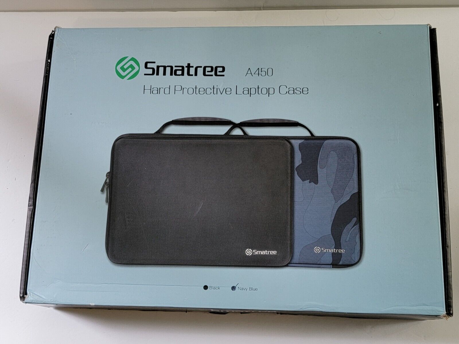 Smartree A450 Hard Protective Laptop Case Blue Cammo W/strap