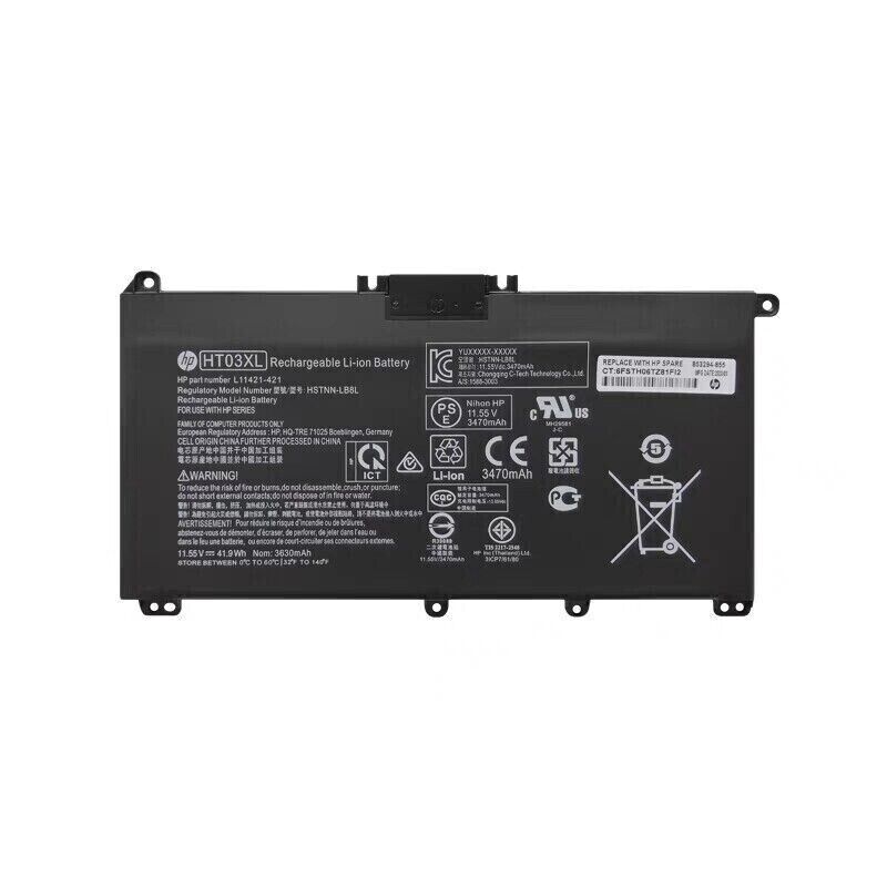 Genuine OEM HT03XL Battery for HP Pavilion L11421-2C2 L11119-855 15-CS 15-DA New