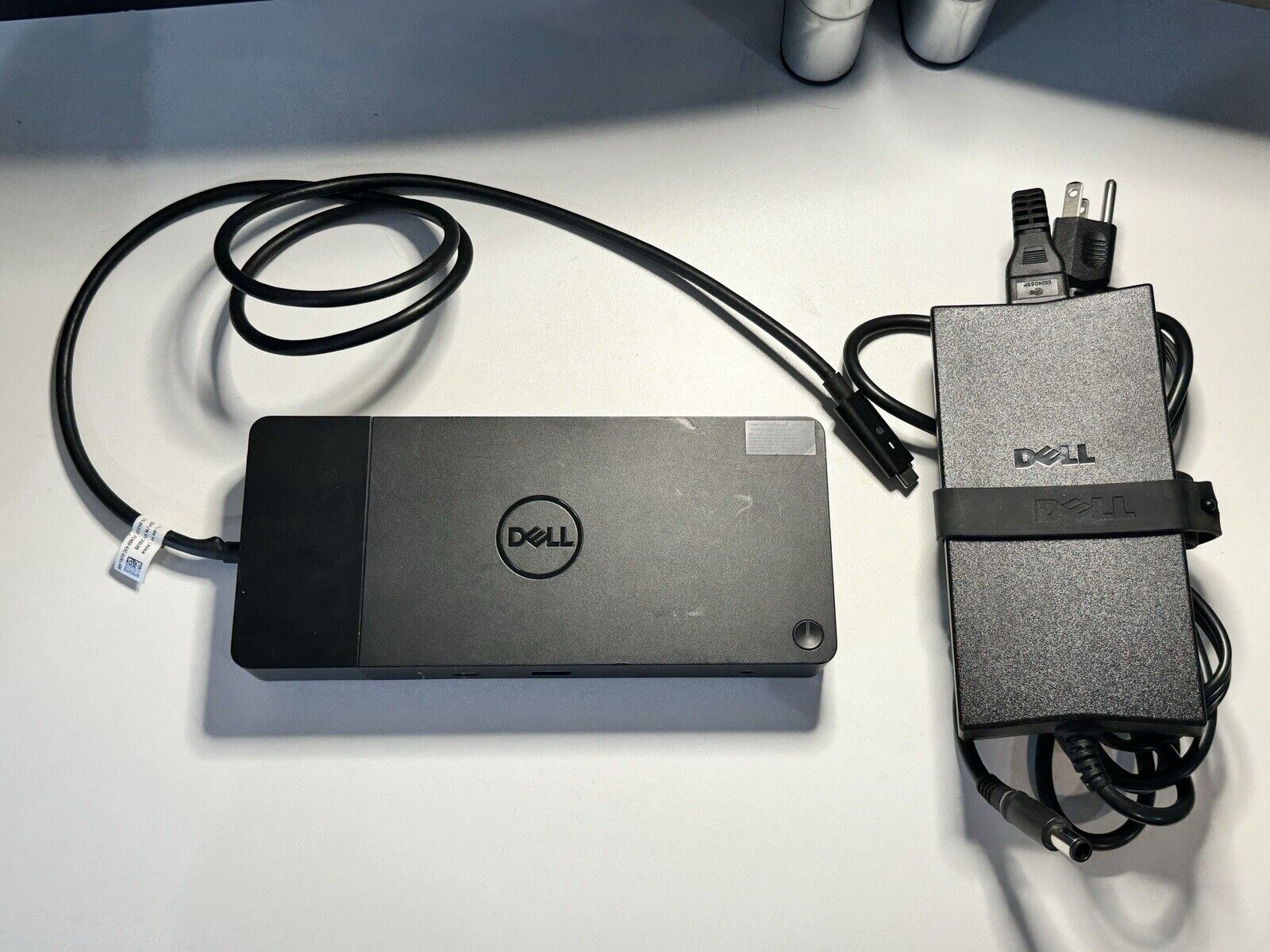 Used Dell Dock WD19 K20A USB-C Thunderbolt Docking Station With 130w AC adapter