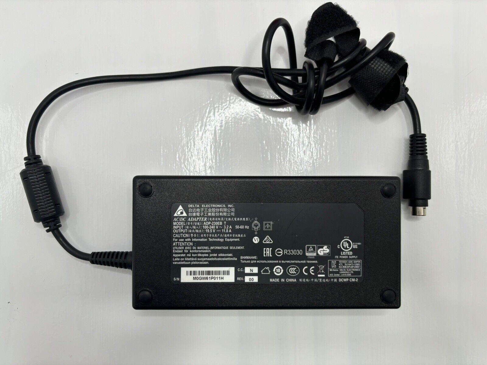 Genuine Delta for ASUS Laptop Charger AC Adapter Power Supply ADP-230EB T 230W