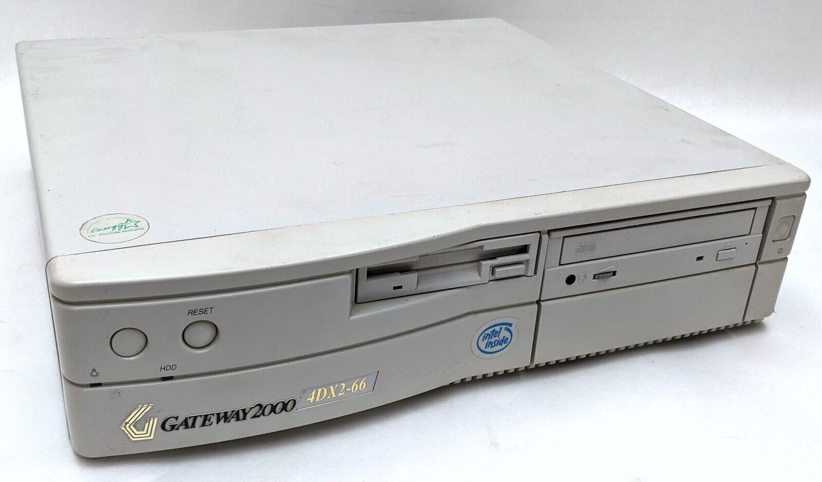 Vintage Gateway 2000 4DX2-66 Desktop Intel 486DX2 66MHz 640KB RAM No HDD No OS