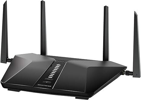 NETGEAR Nighthawk WiFi 6 Router 5-Stream Dual-Band Gigabit AX4200 RAX43 - Blacks