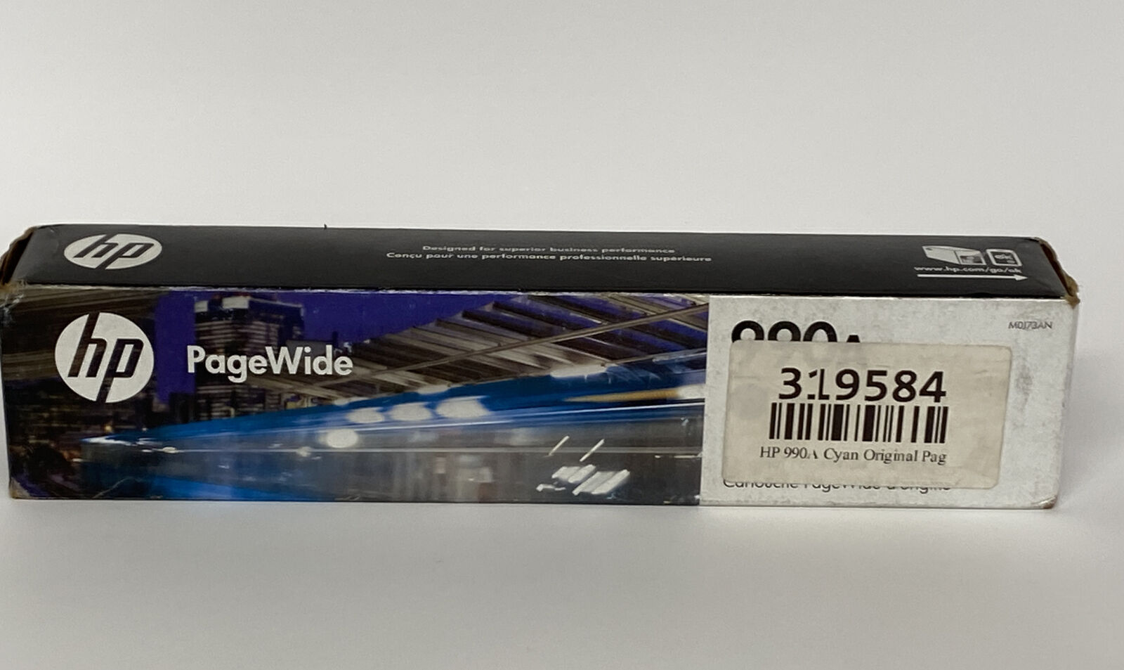 HP M0J73AN Cyan Ink Cartridge Genuine OEM 990A Exp FEB/2020 New Sealed