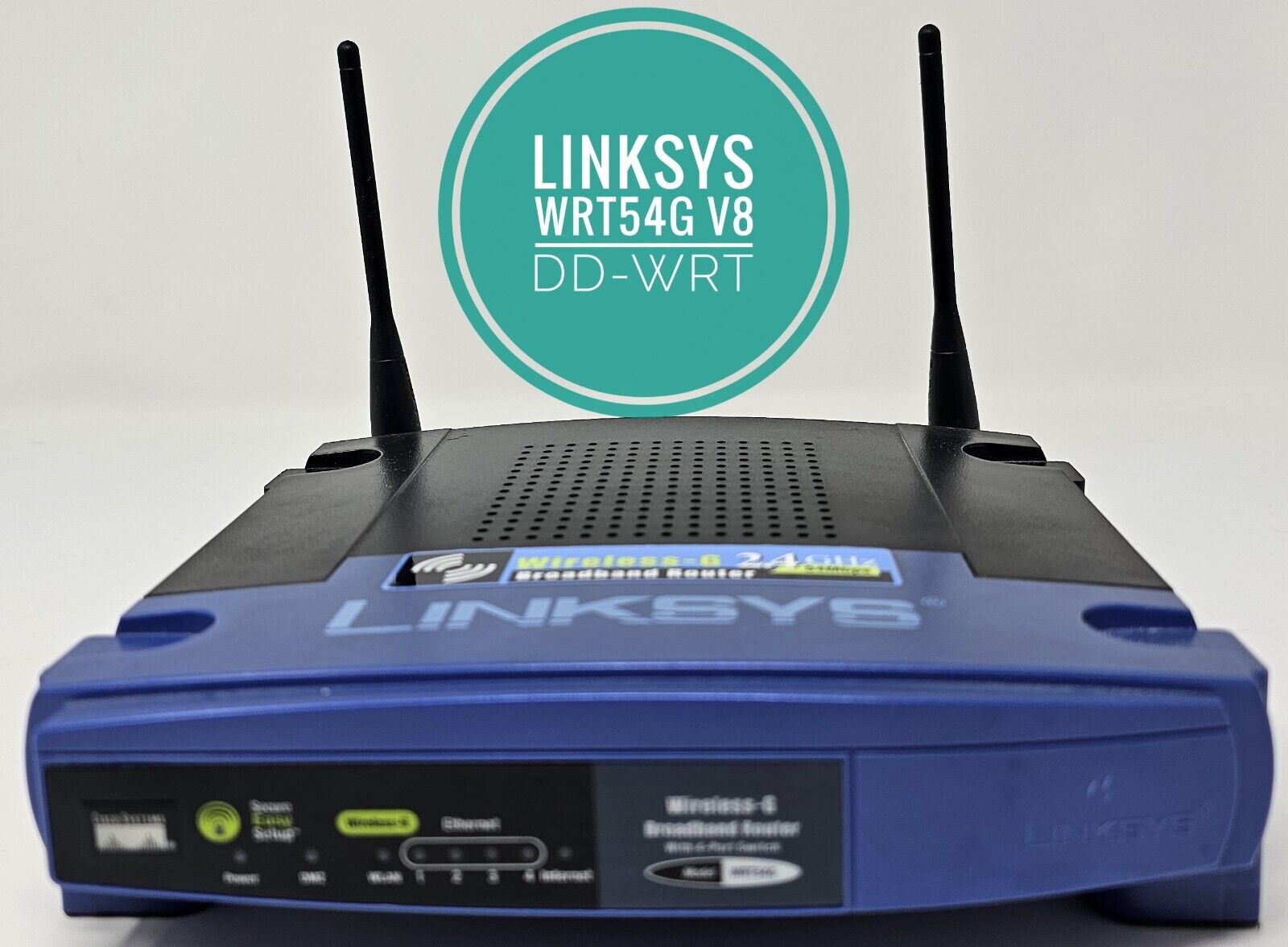 Linksys WRT54G V8 DD-WRT Mini Version Wireless Internet Access Point Repeater 
