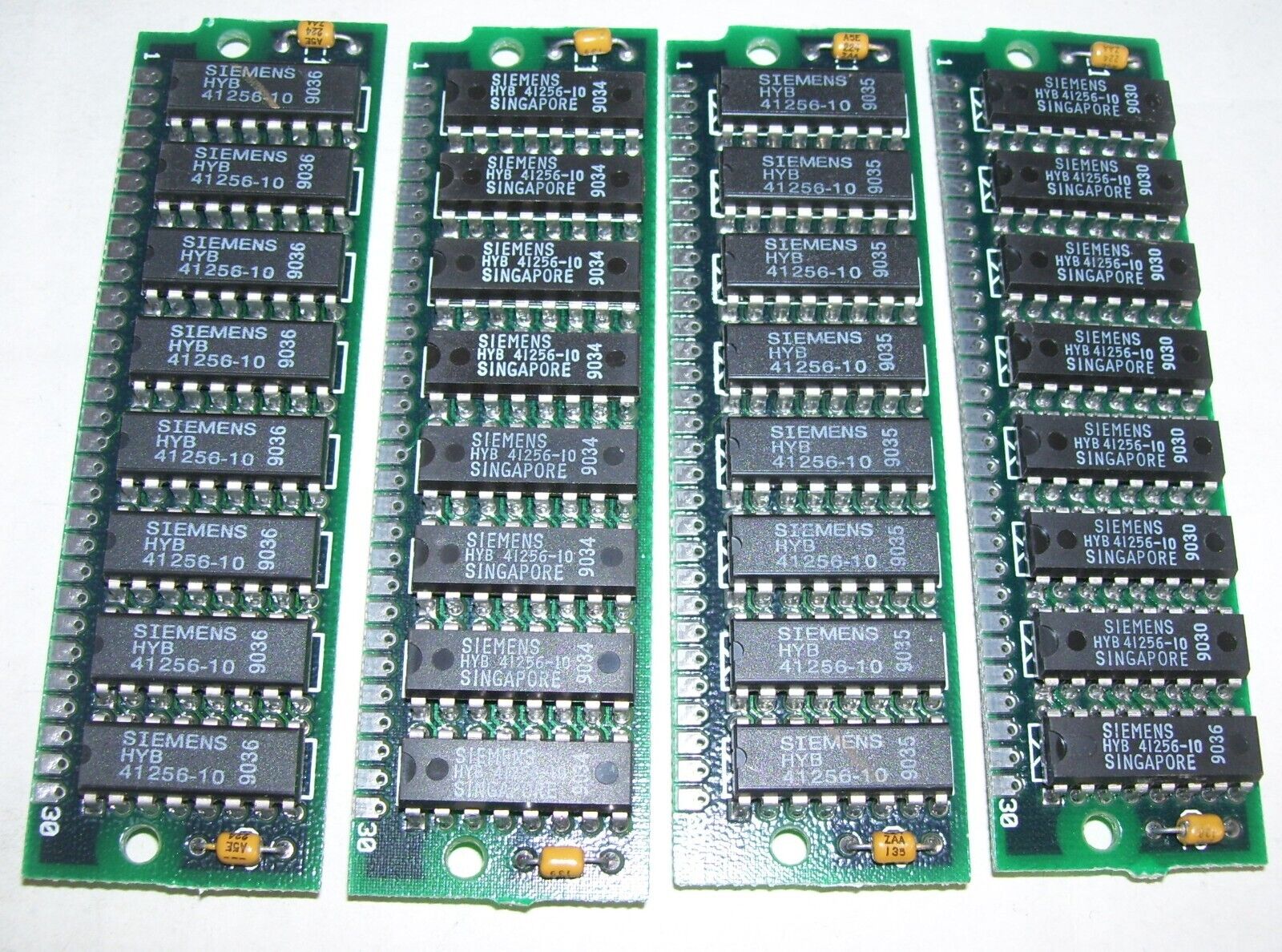 Atari 520 1040 STE Computer 4 x 256K 30 Pin Simms = 1MB ( 1040 ) TESTED OK