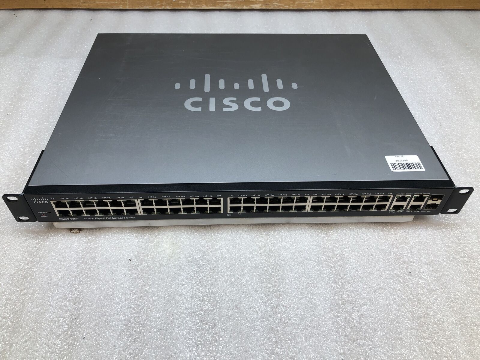 Cisco SG300-MP 52-Port Gigabyte PoE Ethernet Managed Network Switch