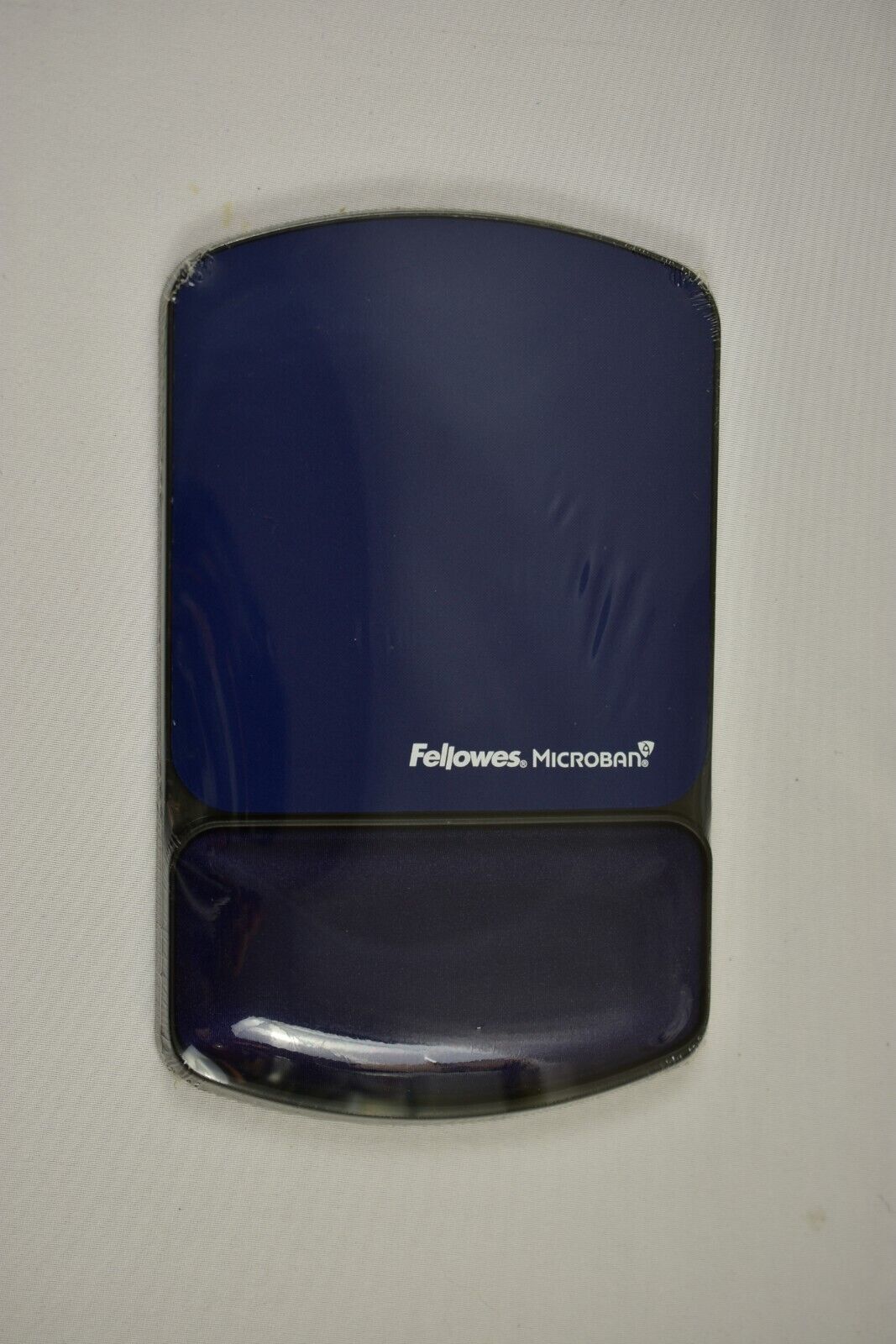 Fellowes Wrist Support with Microban Protection Graphite/Blue CRC91754