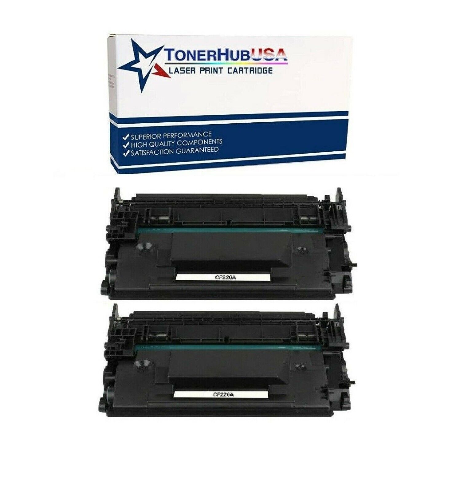 2 Black CF226X 26X High Yield Toner Cartridge fit HP LaserJet Pro M402, MFP M426