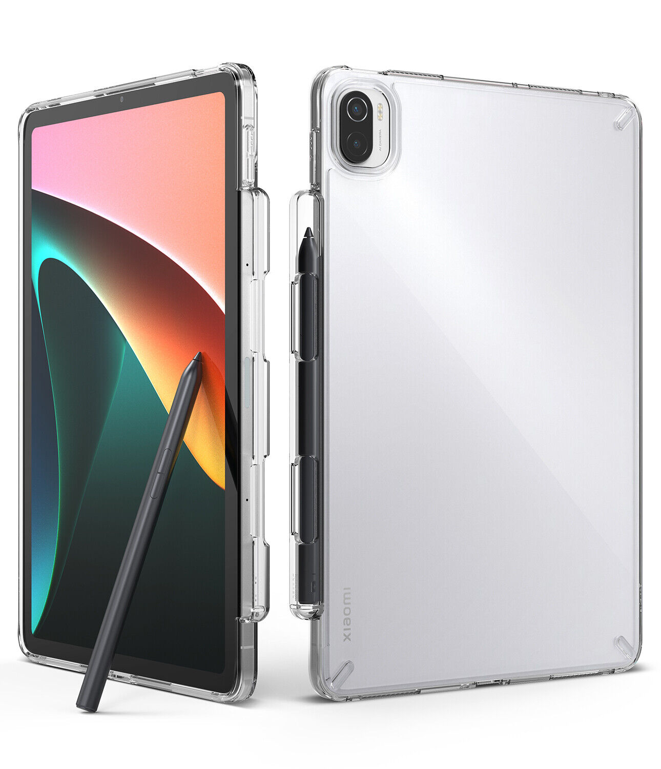 For Xiaomi Pad 5 / 5 Pro Case | Ringke [FUSION] Clear Cover with Pencil Holder