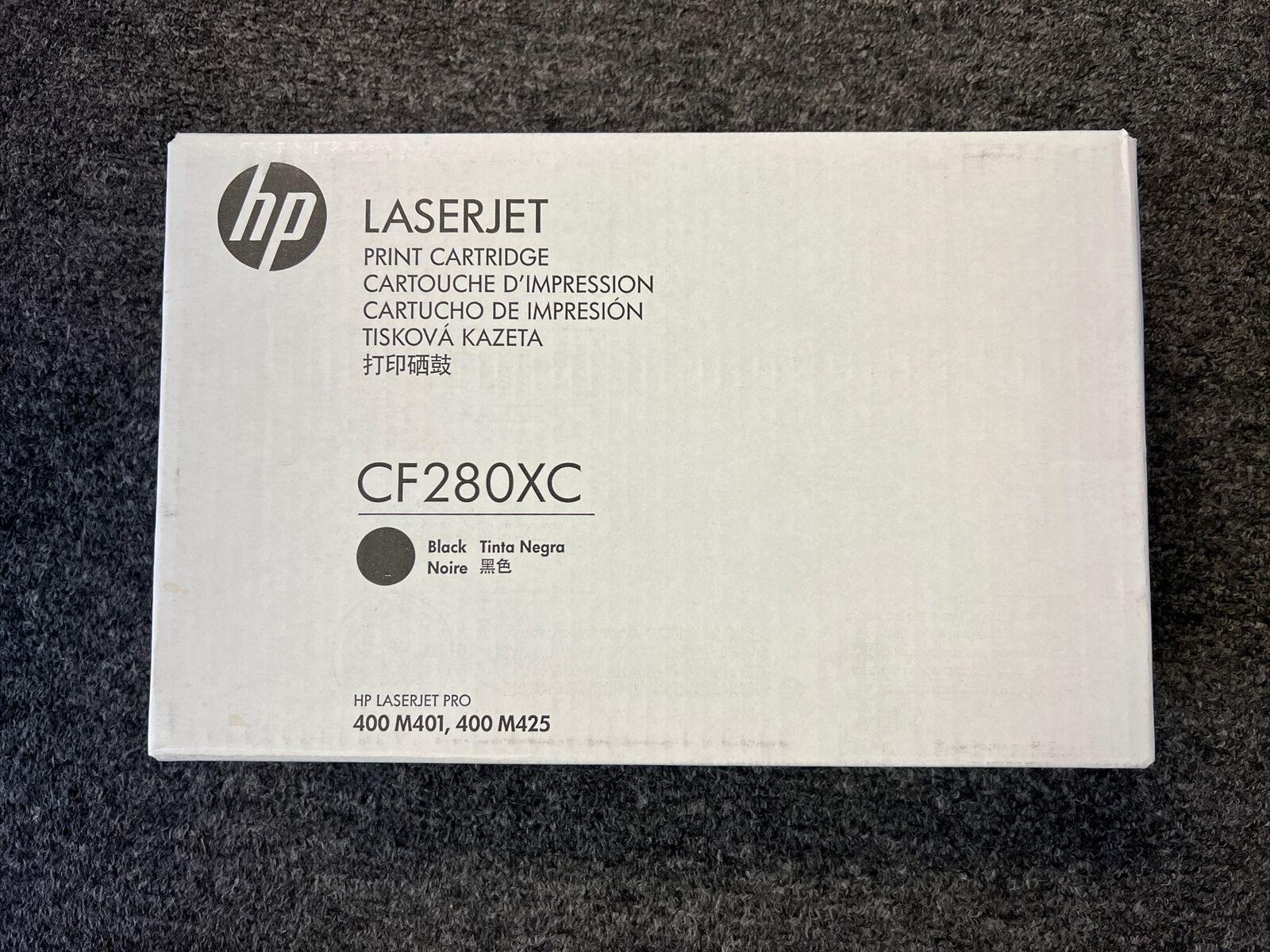 Brand New Genuine HP 80X Black Toner - Factory Sealed Box  CF280XC