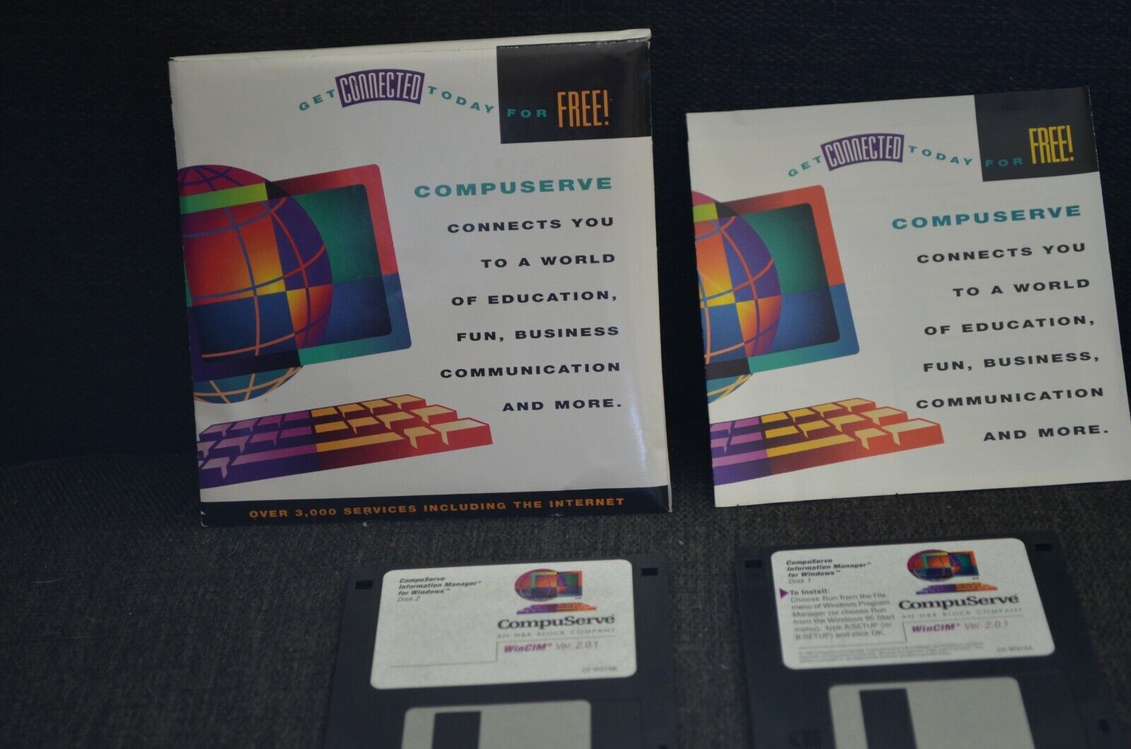 Vintage 1995 96 CompuServe Installation Diskette 3.5