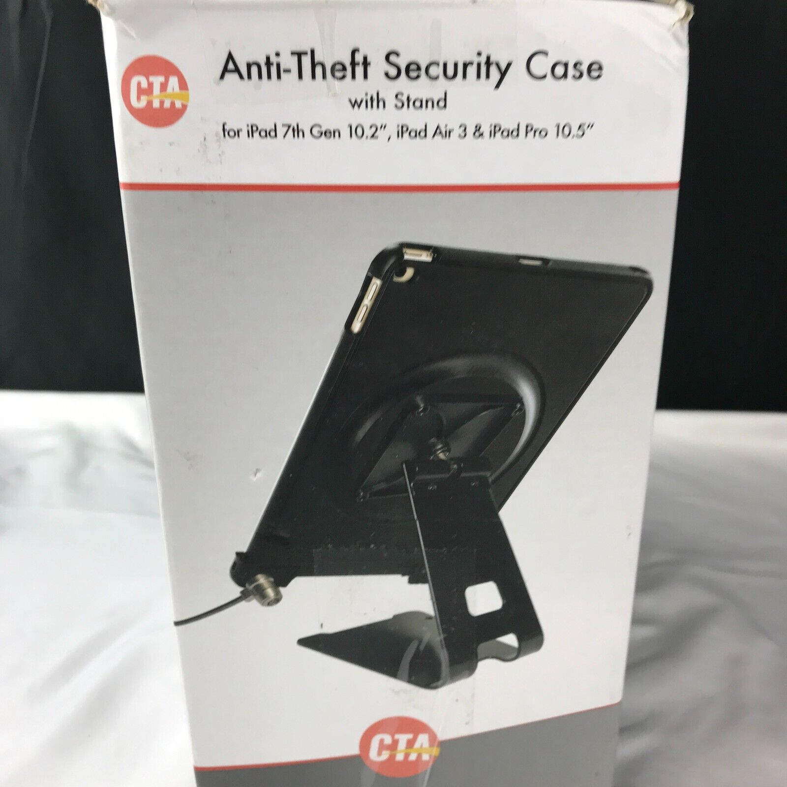 CTA Digital Anti-Theft Security Case with Stand 10.2-inch iPad 7th, Air 3, Pro