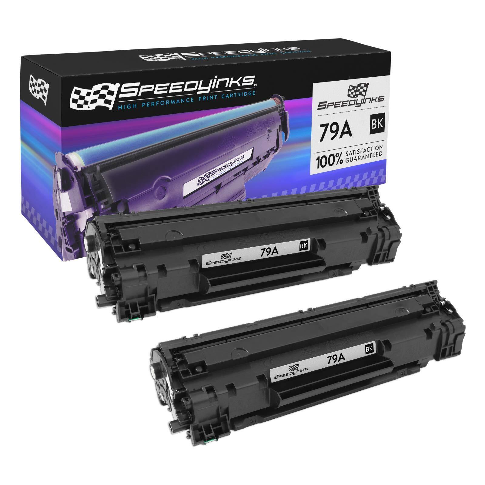 Speedy Inks Compatible Toner Cartridge Replacement for HP 79A (Black, 2-Pack)
