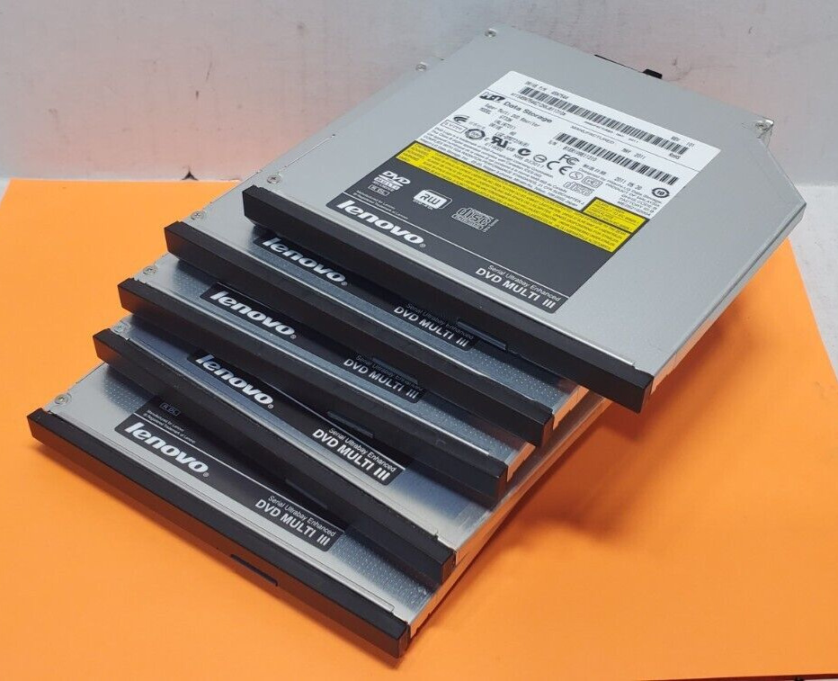 Lof of 5 Lenovo DVDRW/CDRW Burner Thinkpad T420 T420i T520 T530 T430  45N7602