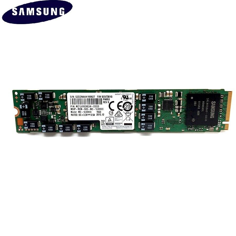 Samsung 960GB SSD 110mm PM953 M.2 NVMe 22110 PCIe MZ1LV960HCJH MZ-1LV9600