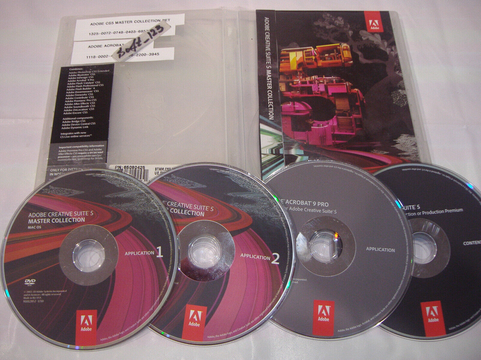 Adobe Creative Suite 5 CS5 Master Collection For MAC OS Full DVD Version