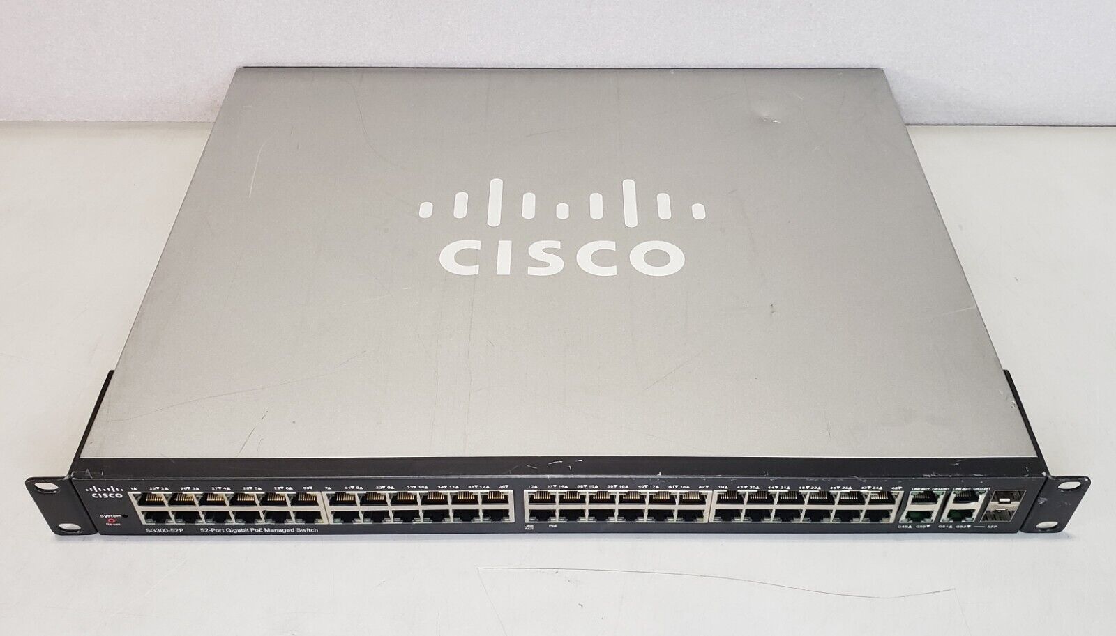 Cisco SG300-52P 52-Port Gigabit 10/100/1000 PoE+ Managed Switch