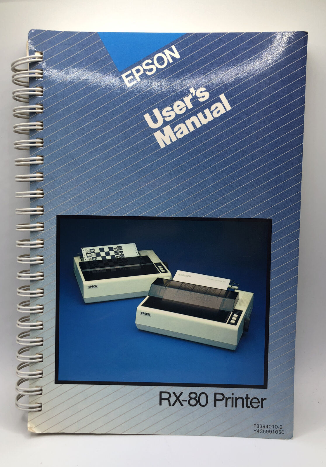 Vintage Computer 1983 EPSON RX-80 Printer User Manual Guide Design Dot Plotter