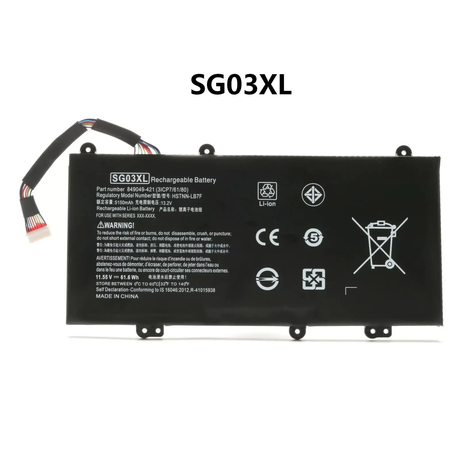 NEW SG03XL Battery For HP Envy 17-U000 M7-U000 17-U275CL U177CL U273CL U163CL