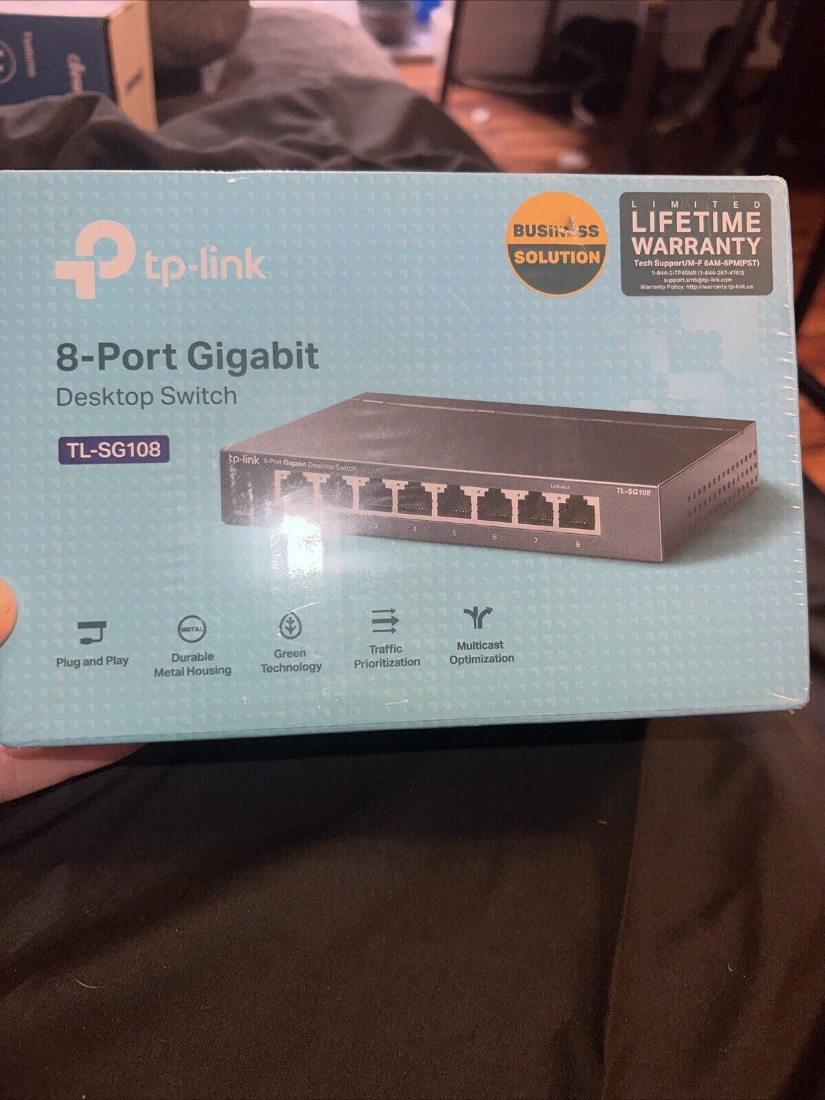 TP-LINK TL-SG108 8-Port Switch 10/100/1000Mbps Switch