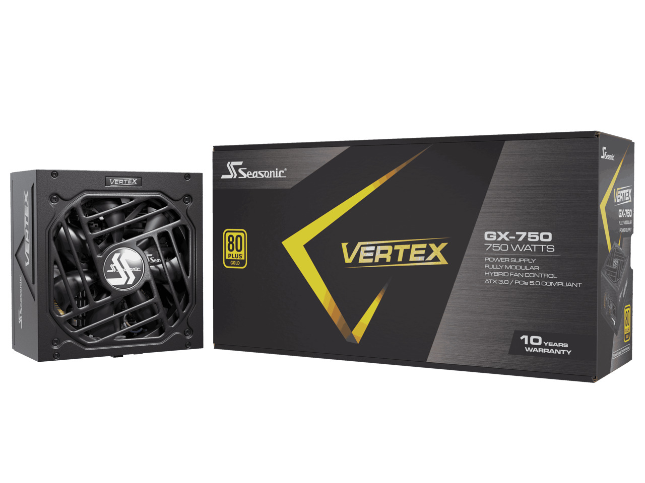 Seasonic VERTEX GX-750, 750W 80+ Gold, ATX 3.0 , Full-Modular Power Supply PSU