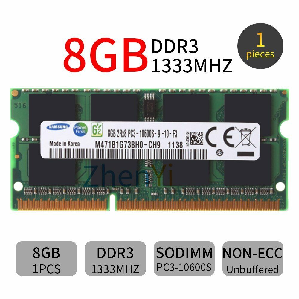 32GB 16GB 8GB DDR3 PC3-10600S 1333MHz SODIMM Laptop Memory RAM For Samsung Lot L