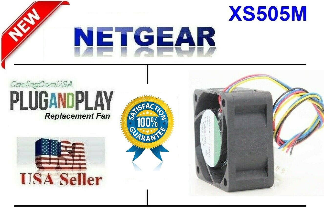 1x Replacement Fan for Netgear XS505M XS508M fan