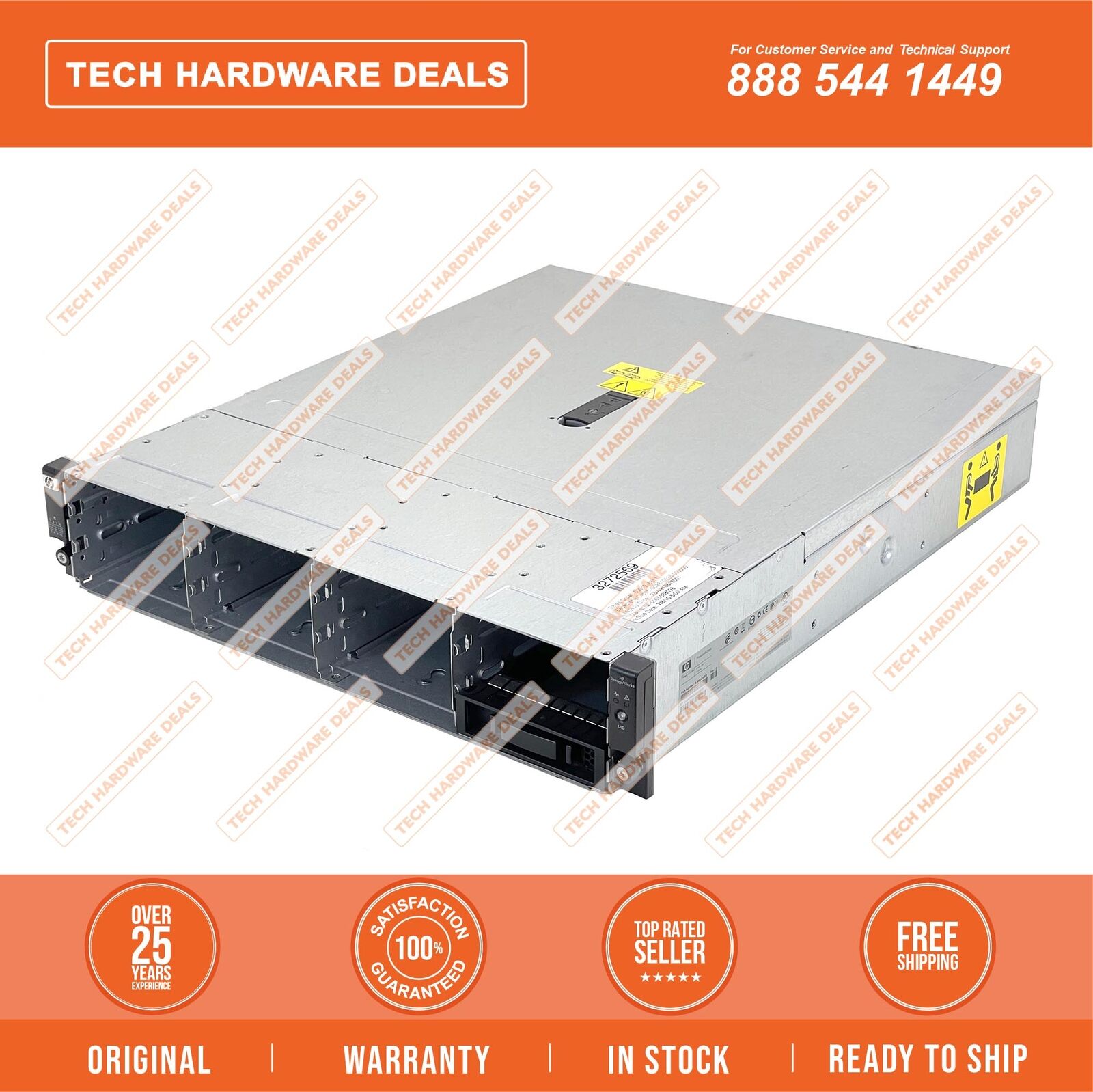 AJ940A w/Rail PSU Tray   HP StorageWorks D2600 Disk Enclosure