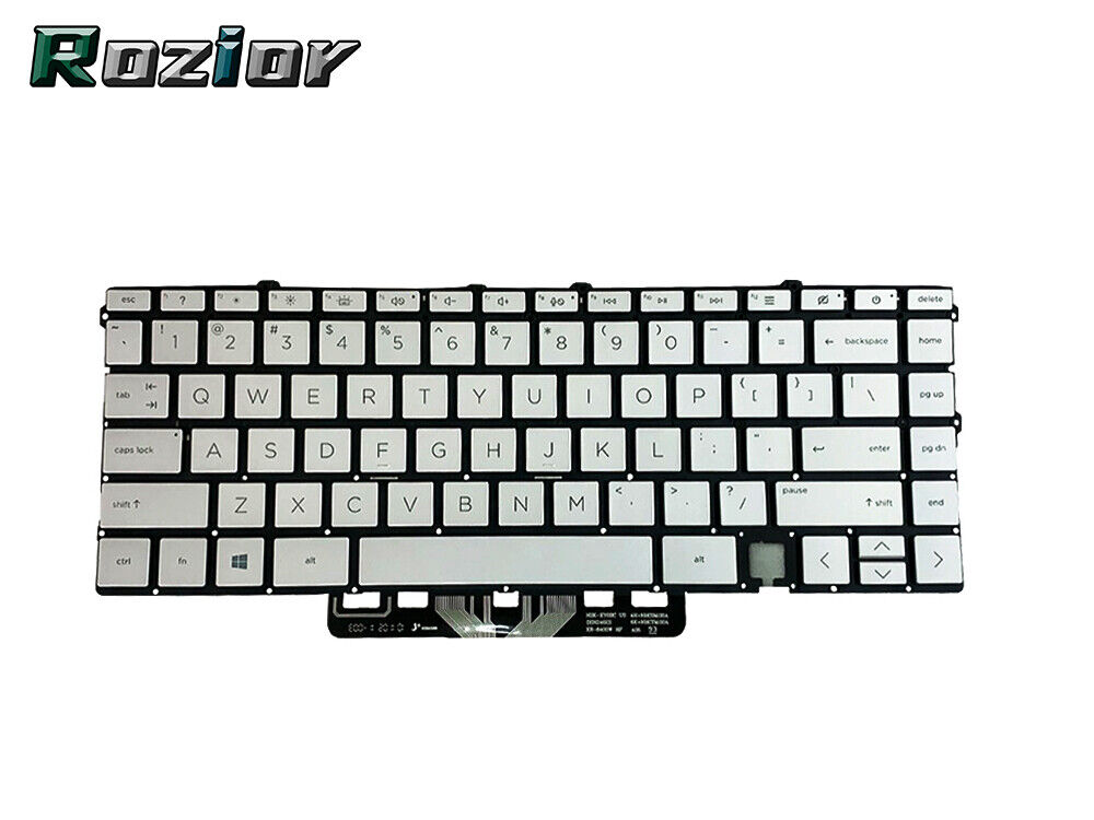 HP ENVY 13-ba1063cl 13-ba1071cl 13-ba1085cl 13-ba1095cl Backlit Keyboard Silver