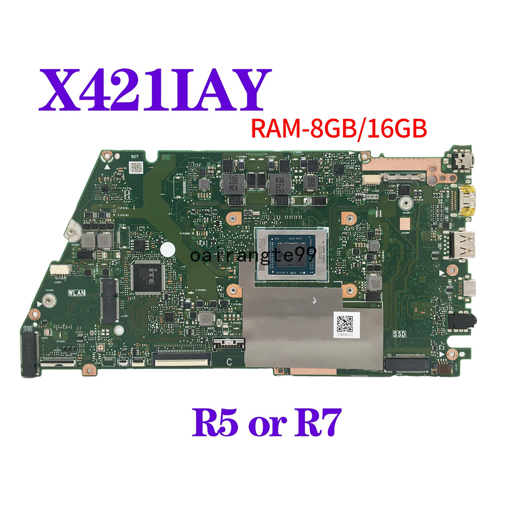 For ASUS X421I X521IA X421IAY R421IAY Motherboard R5 R7 4th Gen 8GB/16GB-RAM