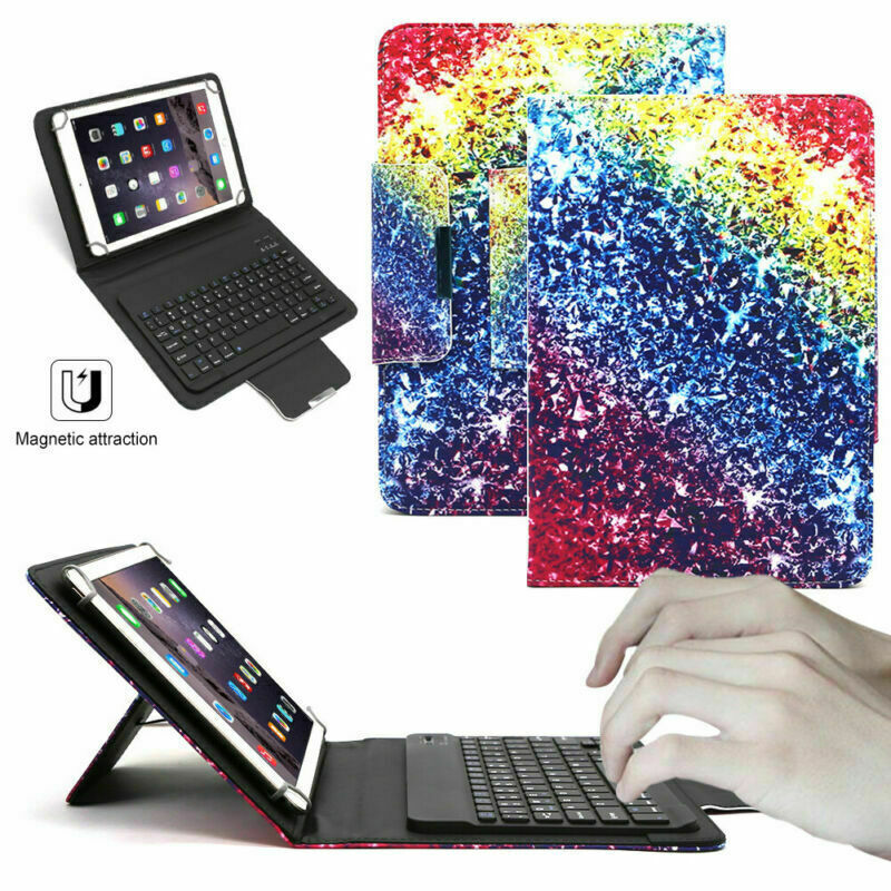 Walmart Onn. 10.1 inch Tablet Leather Case Cover & Wireless Keyboard