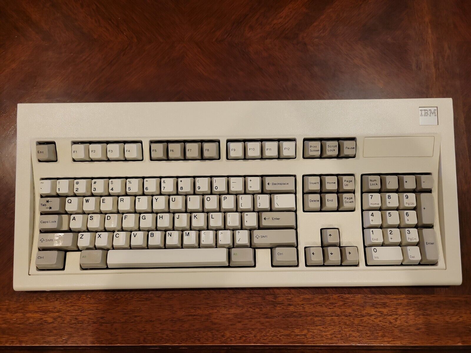 Vintage IBM XT (Silver Label) July 30, 1986 Model M, Clicky Keyboard P/N 1390120