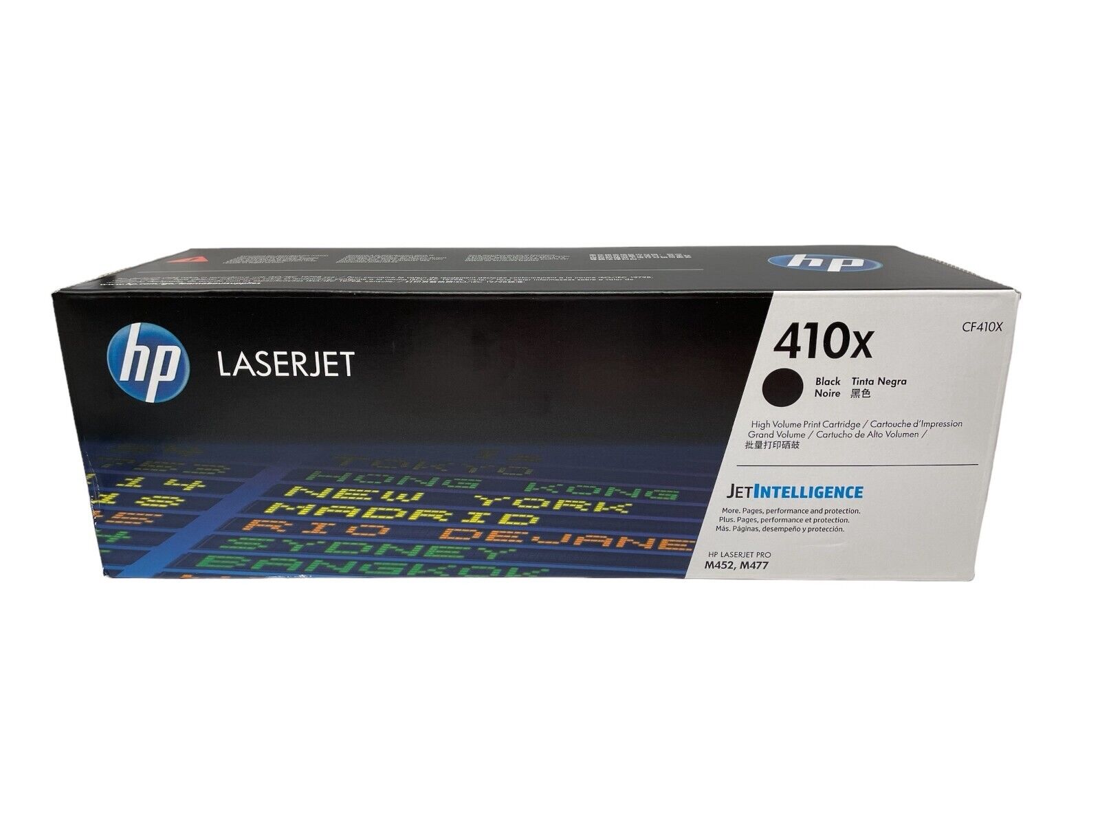 HP 410X CF410X Black Toner Cartridge Brand New Sealed Retail Box CF410X Genuine