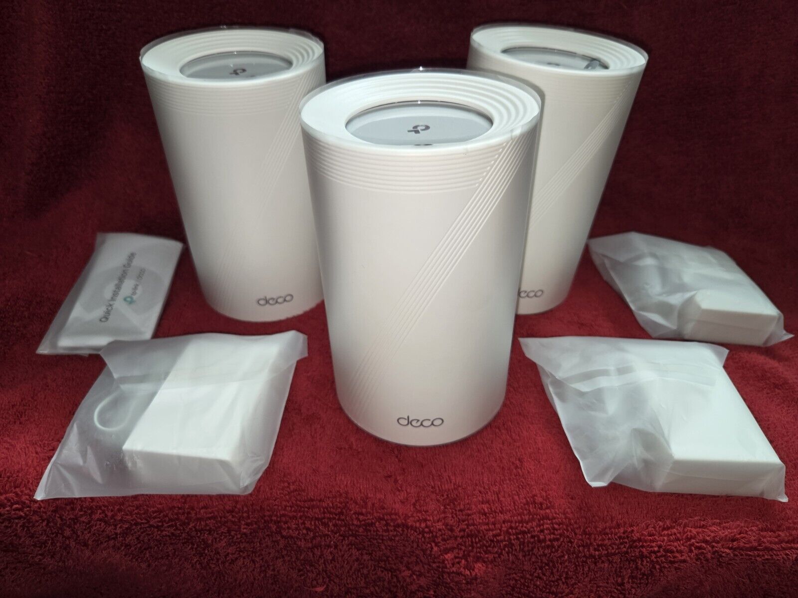 TP-Link - BE11000 Multi-Gig Whole Home Mesh Wi-Fi 7 System (3-Pack) - White