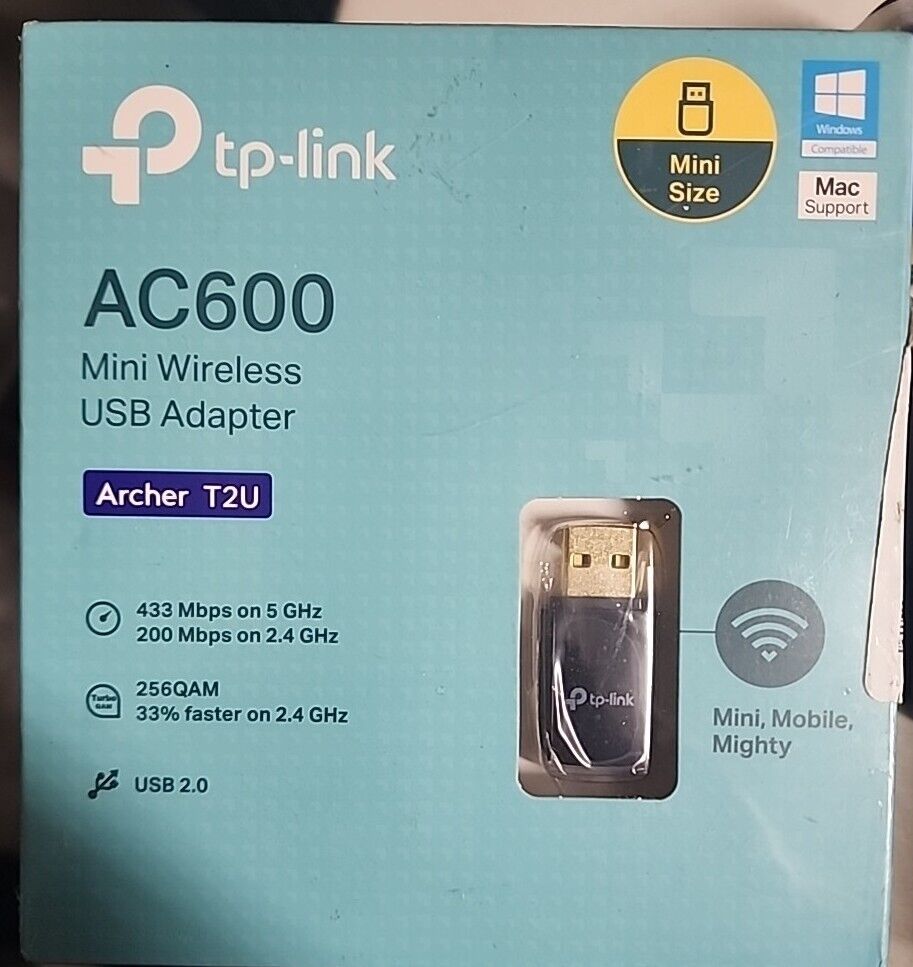 TP-Link AC600 USB WiFi Adapter (Archer T2U)- Wireless Network Adapter
