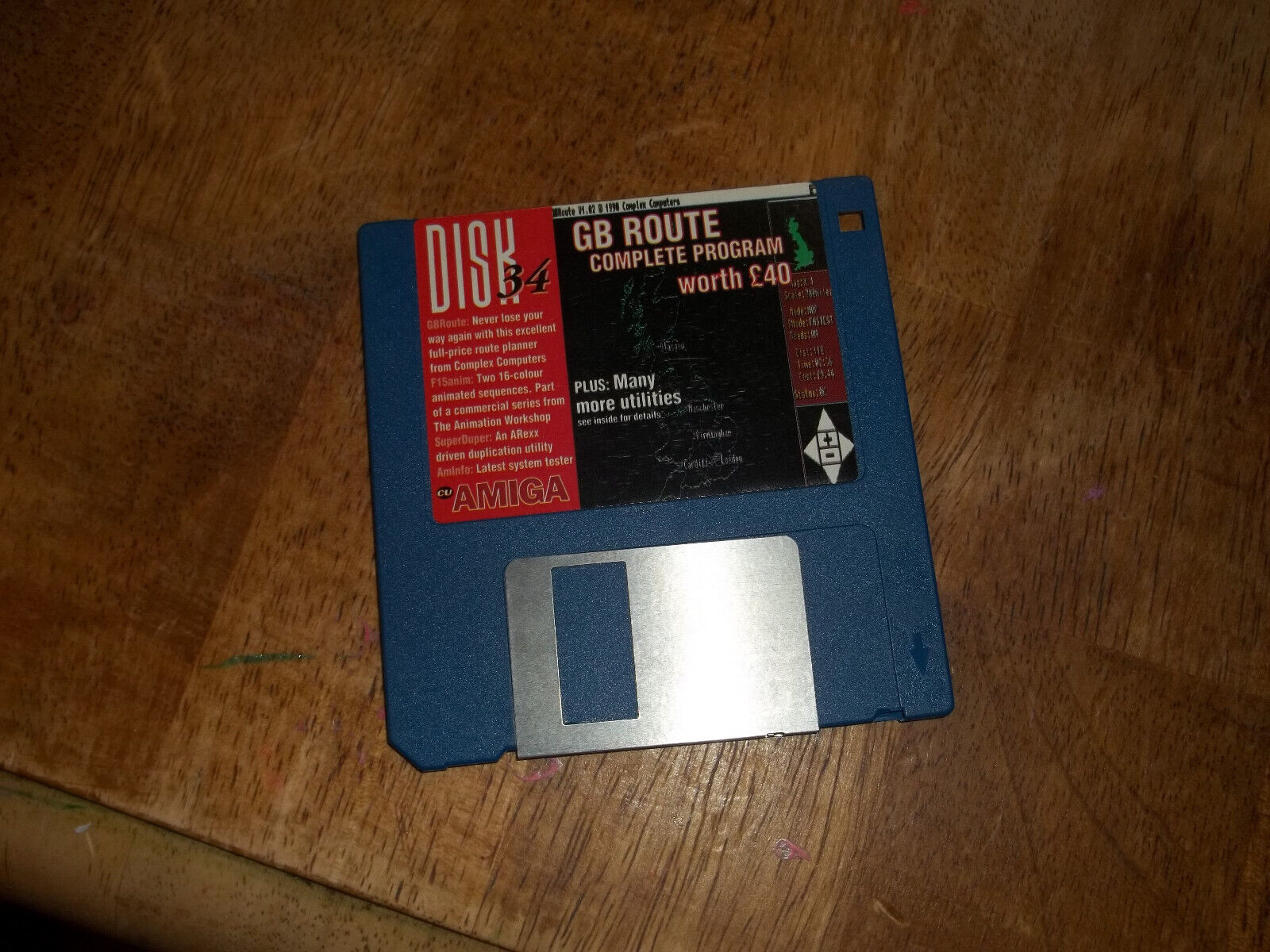 Amiga GB Route Disk for Commodore Computer