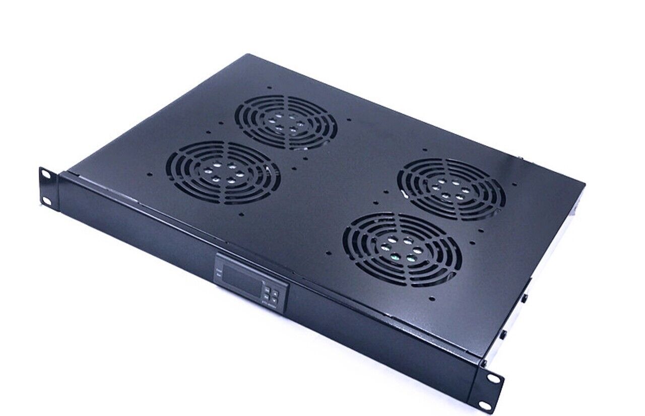 Raising Electronics Rack Mount Digital Server Fan Cooling System With 4 Fans 1U