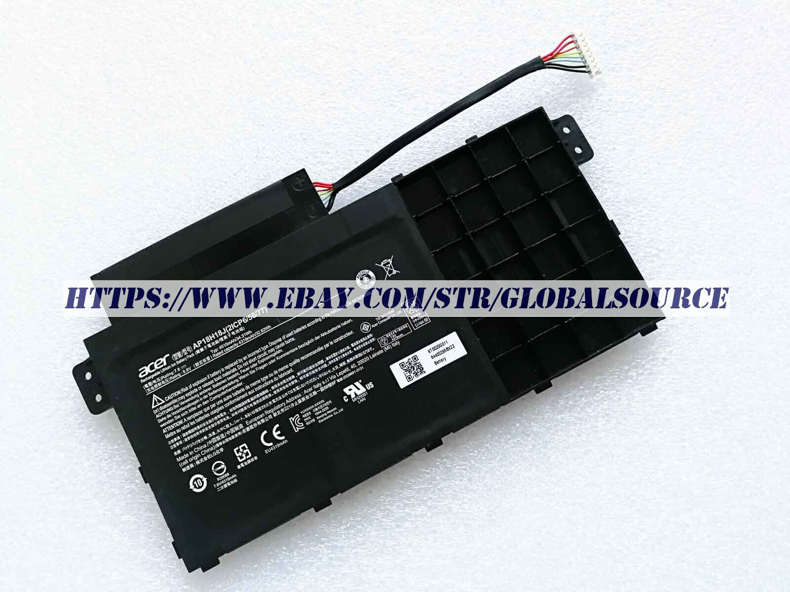 Genuine AP18H18J Battery For Acer Spin 3 SP314-53 SP314-53-32KJ SP314-53-598C